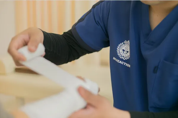 あげお院の応急処置の風景